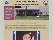 Tablet Screenshot of elks1952.org
